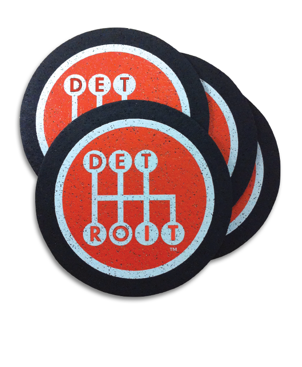 Recycled Tire Coaster Sets
