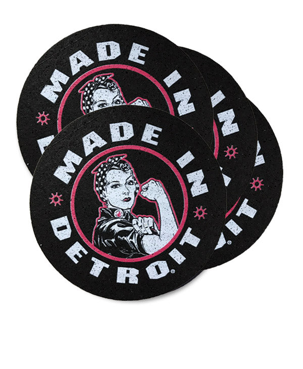 Recycled Tire Coaster Sets