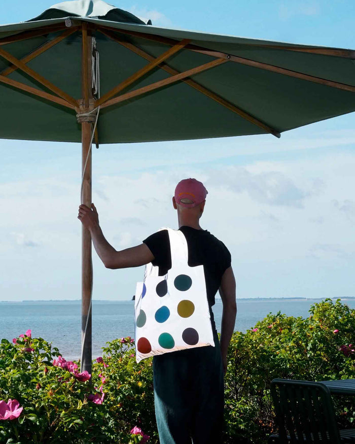 Reflective Dots by Poul Gernes Reusable Bag | LOQI | Recycled Bag