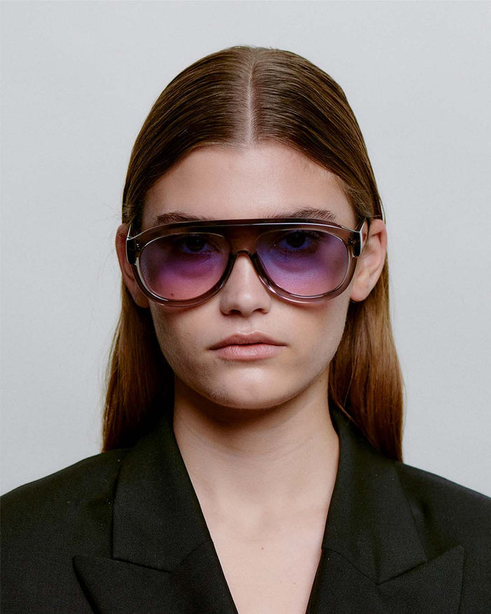 Rio Grey Transparent Sunglasses