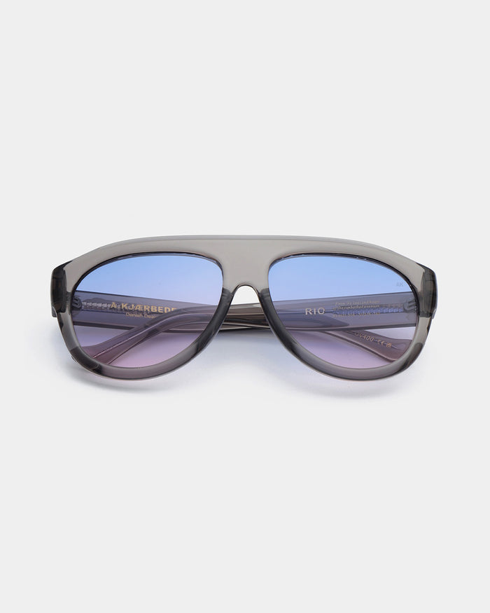 Rio Grey Transparent Sunglasses