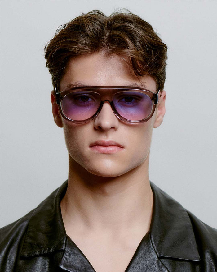 Rio Grey Transparent Sunglasses