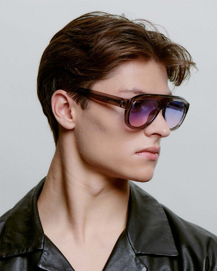 Rio Grey Transparent Sunglasses