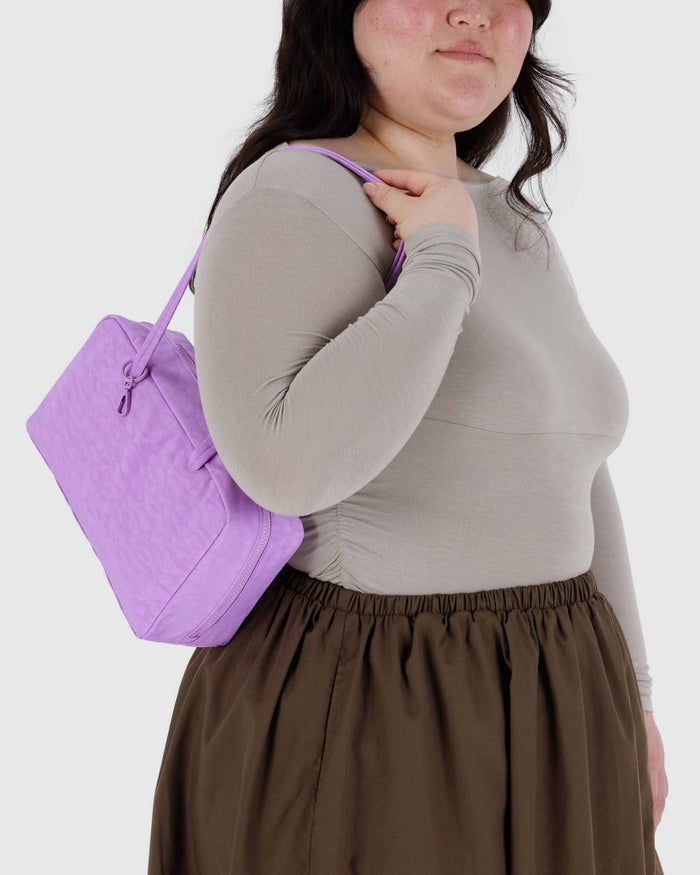 Rose Nylon Bowler Bag | BAGGU | Nylon Bowler Bag