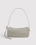 Sage Stripe Nylon Loaf Bag | BAGGU | Nylon Loaf Bag