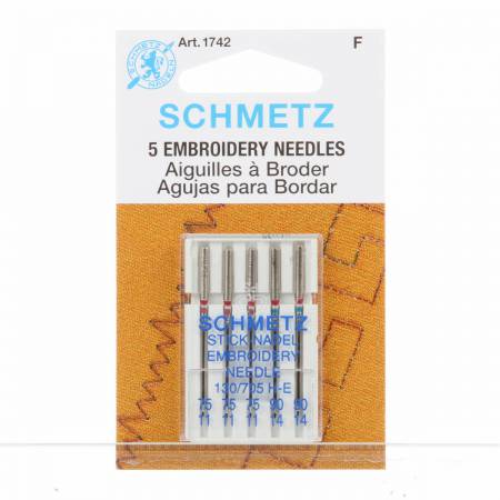 Schemtz - Embroidery Machine Needle Assorted Sizes