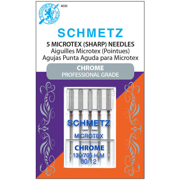 Schmetz - Chrome Microtex Needle 80/12