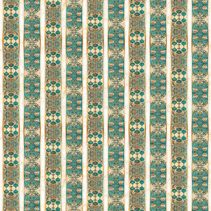 Serenity - Lotus Flower Decorative Strip - QT Fabrics - 31832-X