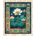 Serenity - Lotus Flower Panel - QT Fabrics - 31831-X - 36" long x 43" wide