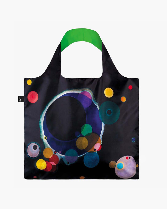 Several Circles Neon by Wassily Kandinsky Recycled Bag | LOQI | Recycled Bag