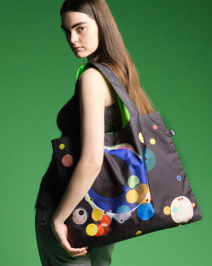 Several Circles Neon by Wassily Kandinsky Recycled Bag | LOQI | Recycled Bag