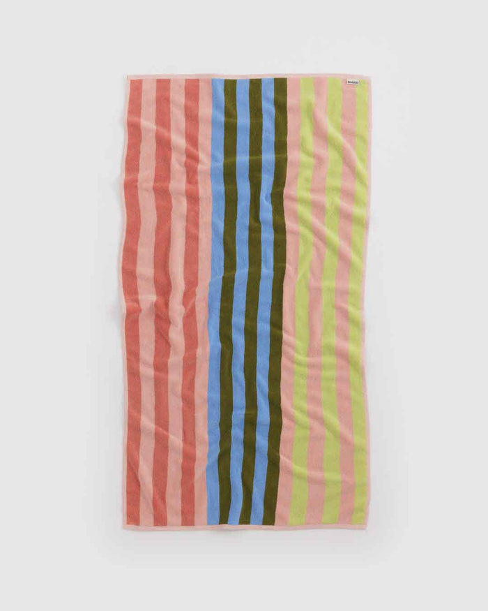 Sherbet Stripe Bath Towel | BAGGU | Bath Towel