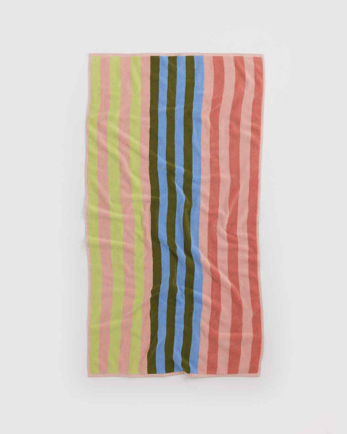 Sherbet Stripe Bath Towel | BAGGU | Bath Towel