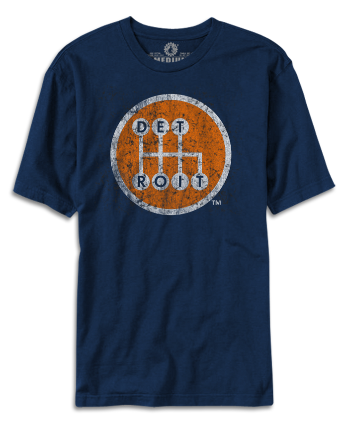 Detroit Shifter T-Shirt 2006 Made In Detroit logo