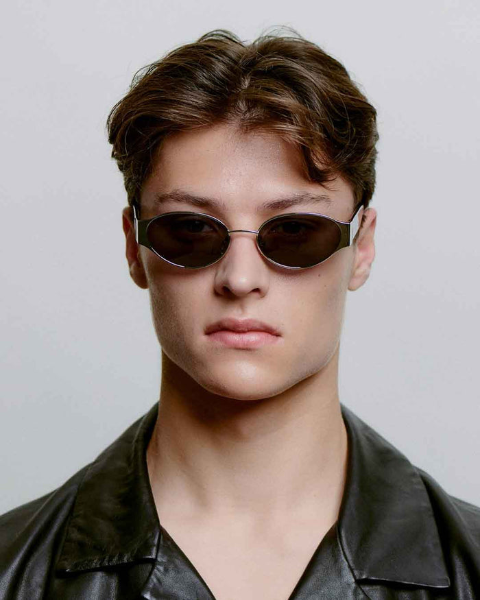 Silver Black Bella Sunglasses