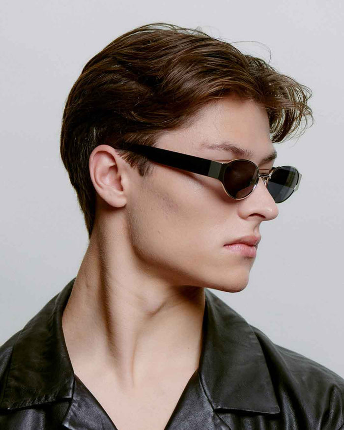 Silver Black Bella Sunglasses