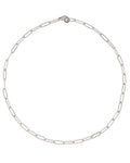Silver Cable Chain Necklace