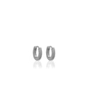 Silver Huggie Hoops