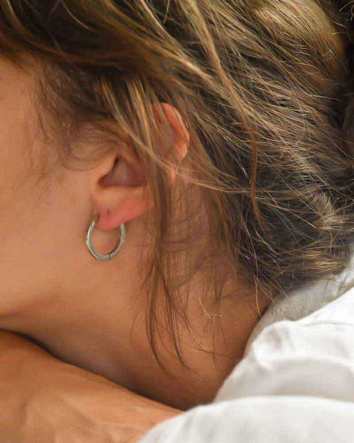 Silver Lennox Hoops