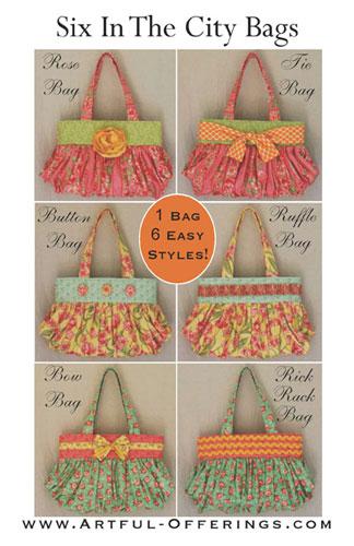 Six In The City - Totes & Bags - Artful Offerings - Ao 2009115