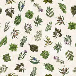 Sizzle & Spice - Fresh Herbs- 30003E- Qt Fabrics