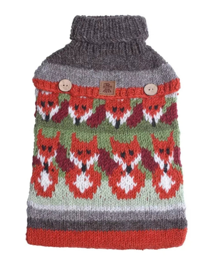 Skulk of Foxes Hot Water Bottle Cover Pachamama