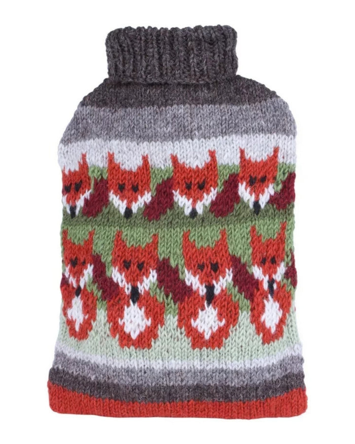 Skulk of Foxes Hot Water Bottle Cover Pachamama