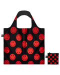 SMILEY Red Lucky Black Recycled Bag LOQI
