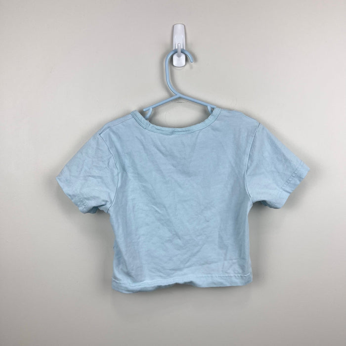 Nike Sportswear Just Do It Short Sleeve Crop Blue T-Shirt L
