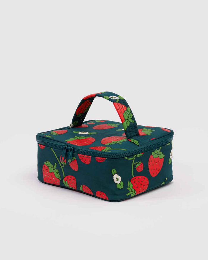 Strawberry Blossom Small Cosmetic Case | BAGGU | Small Cosmetic Case
