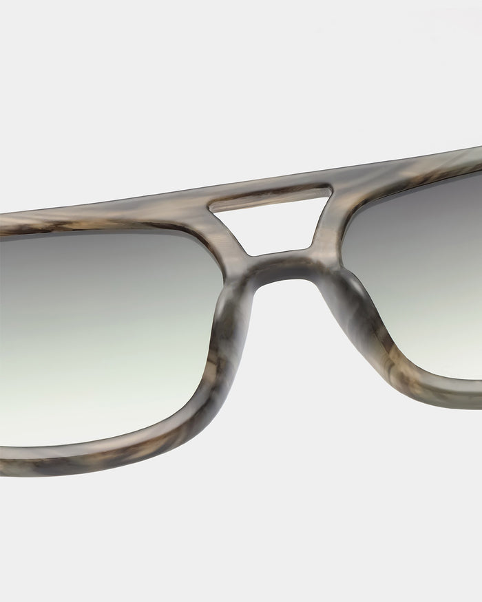 Striped Horn Kaya Sunglasses