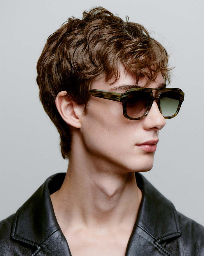 Striped Horn Kaya Sunglasses