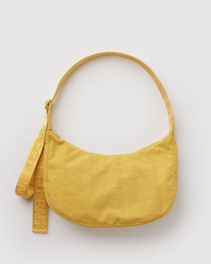 Sunflower Medium Nylon Crescent Bag | BAGGU | Medium Nylon Crescent Bag