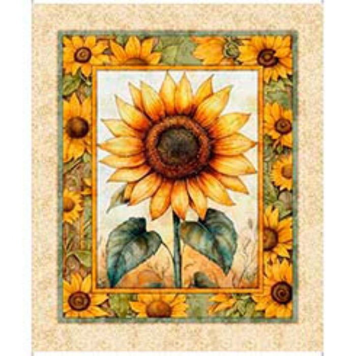 Sunflower Serenade - Sunflower Panel - QT Fabrics -31800-X