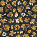 Sunflower Serenade - Sunflowers & Bikes - QT Fabrics - 31803-J