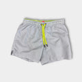 Sunuva Boys Gray & White Striped Swim Trunks 5-6