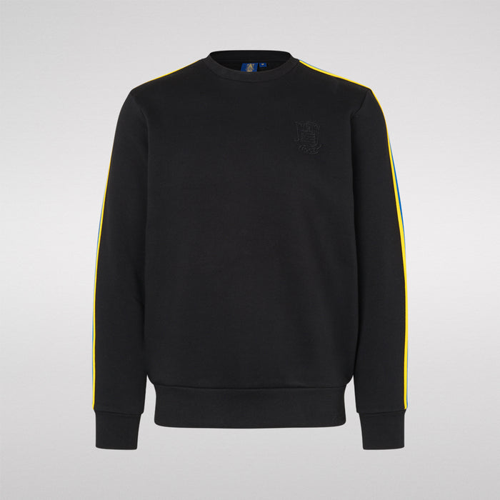 Sweatshirt Sort m. logo/striber
