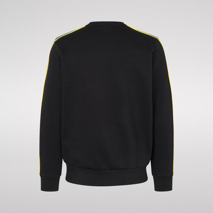 Sweatshirt Sort m. logo/striber