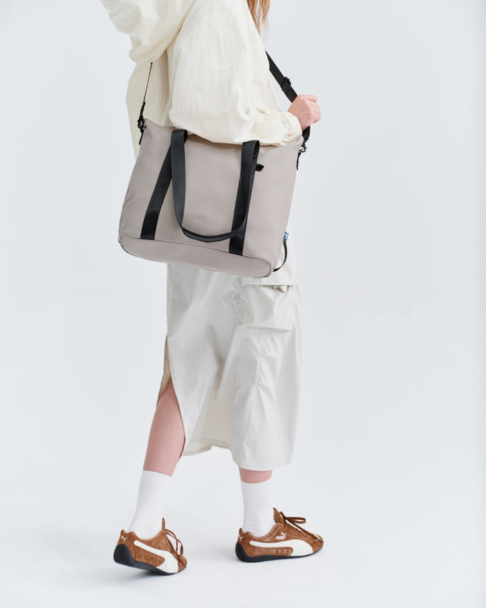 Taupe Däsh Waterproof Shopper Tote Bag