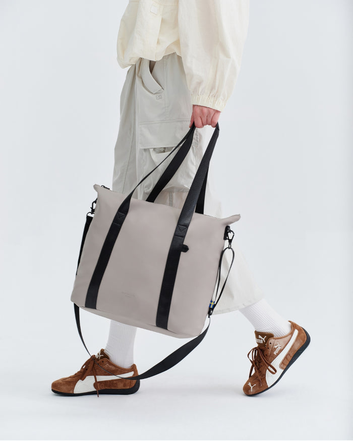 Taupe Däsh Waterproof Shopper Tote Bag
