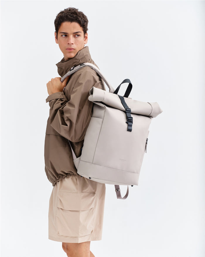 Taupe Spläsh Rolltop 16" Waterproof Backpack