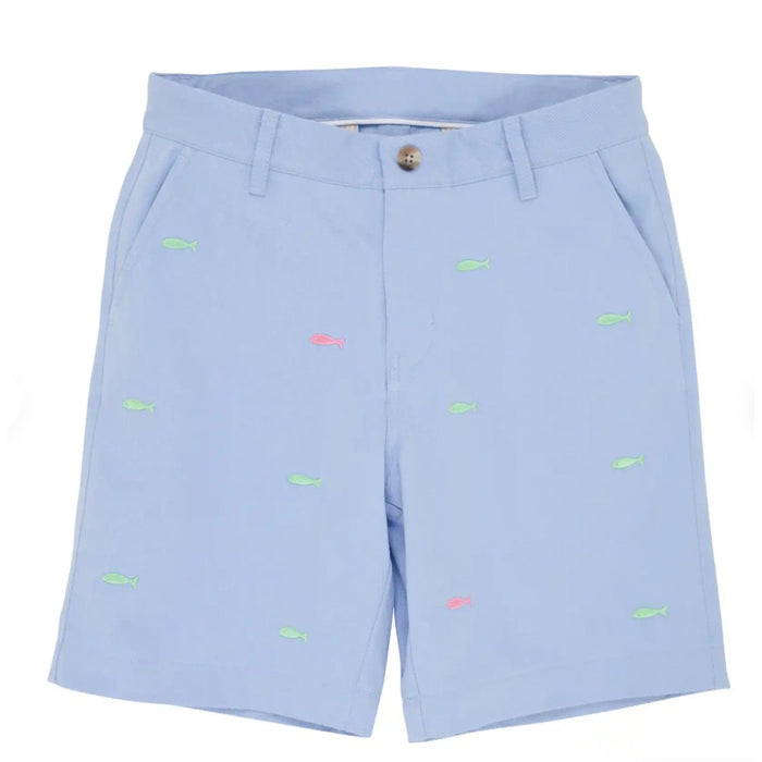 TBBC Critter Charlie's Chinos Beale Street Blue with Fish Embroidery 7