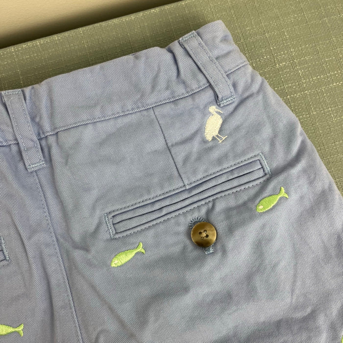 TBBC Critter Charlie's Chinos Beale Street Blue with Fish Embroidery 7