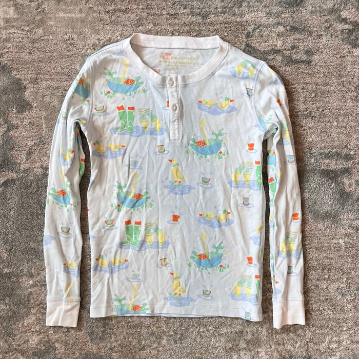 TBBC Sutton's Sweet Dream Pajamas Set Play in the Puddles with Worth Avenue White 8