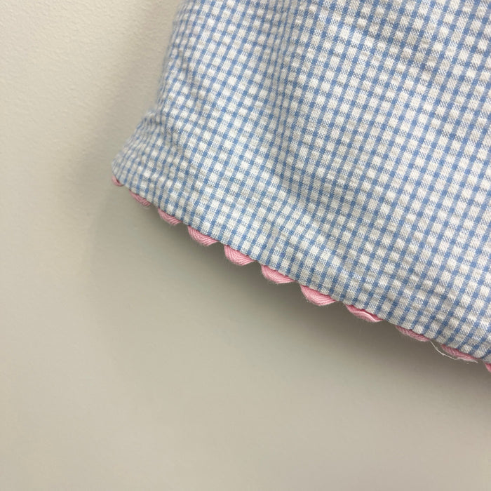 The Bailey Boys Blue Gingham Applique Ice Cream Dress 4T USA