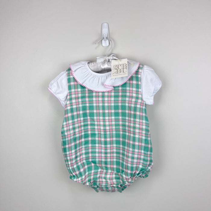 The Beaufort Bonnet Company Brooksy Bubble Set Putney Plaid 2T NWT