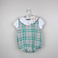 The Beaufort Bonnet Company Brooksy Bubble Set Putney Plaid 2T NWT