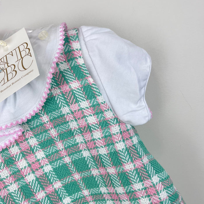 The Beaufort Bonnet Company Brooksy Bubble Set Putney Plaid 2T NWT