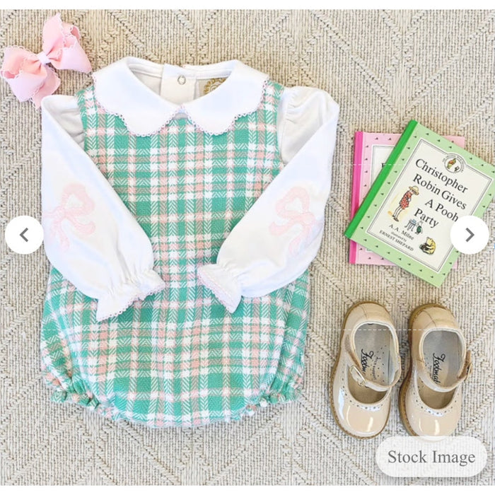 The Beaufort Bonnet Company Brooksy Bubble Set Putney Plaid 2T NWT