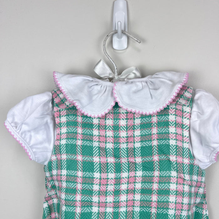 The Beaufort Bonnet Company Brooksy Bubble Set Putney Plaid 6-12 Months NWT